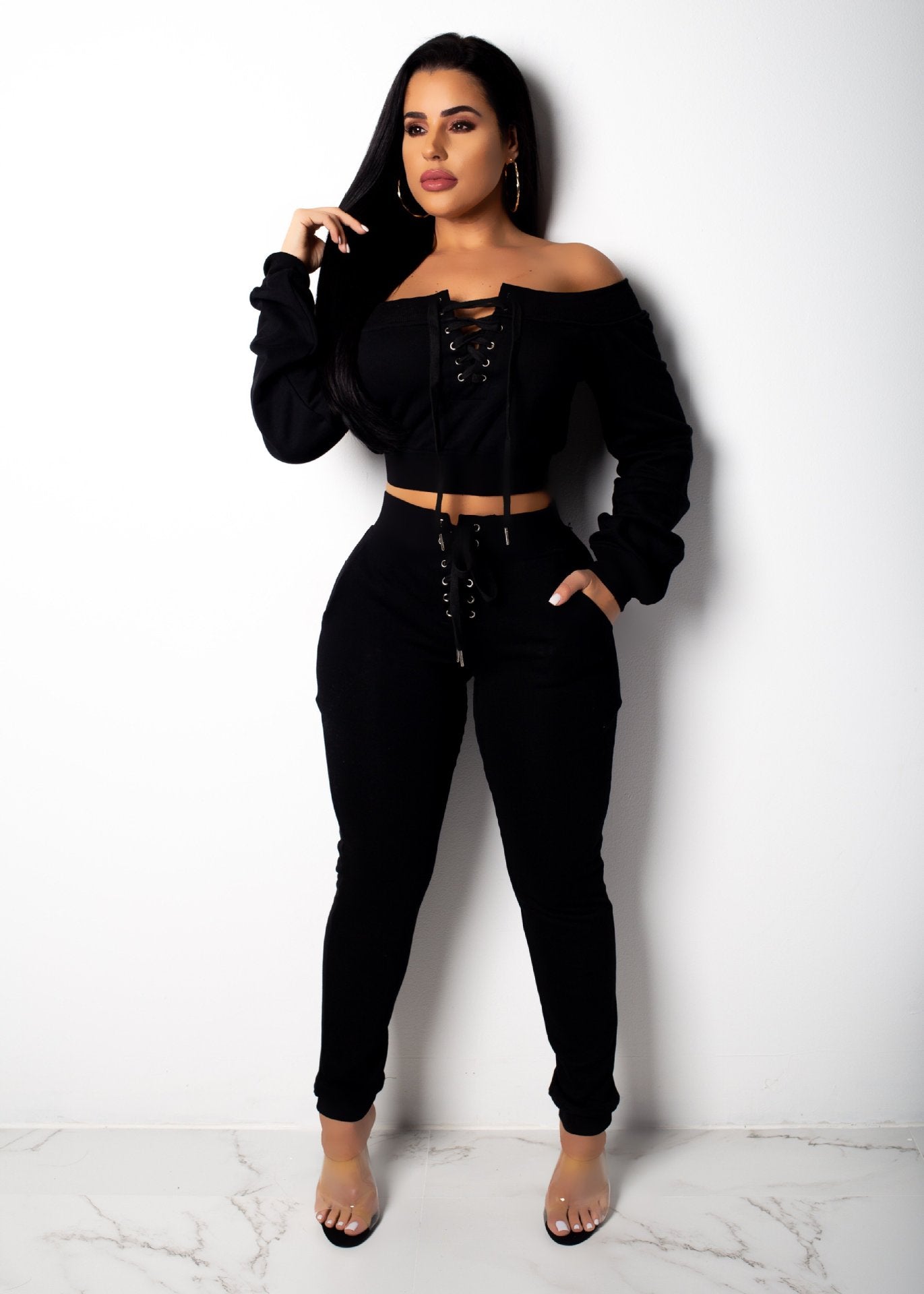 FZ Women's Multi Color Sweater Pants Suit - FZwear