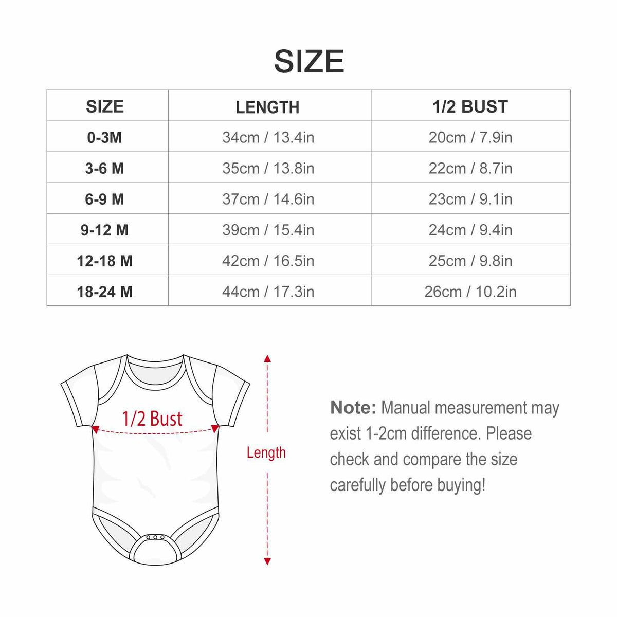 FZ Original Monogram Baby Onesie