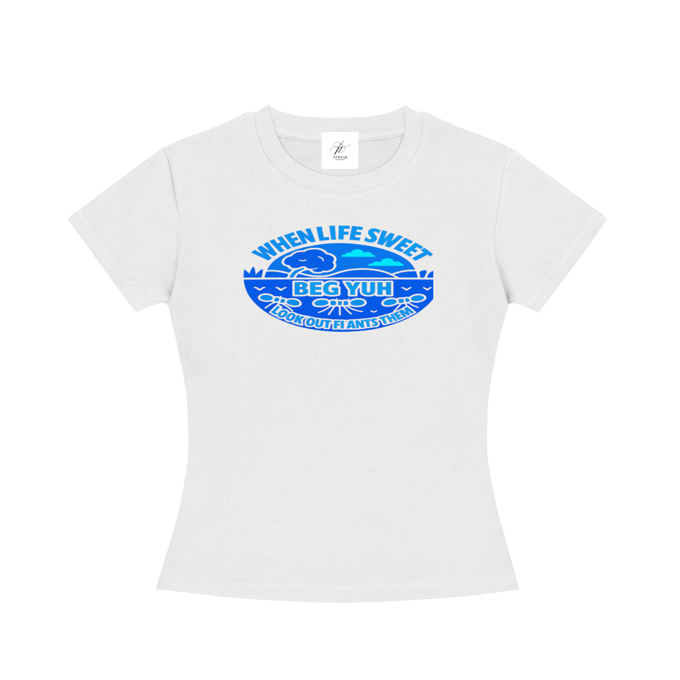 FZ Women's Slim Fit Crewneck Tee