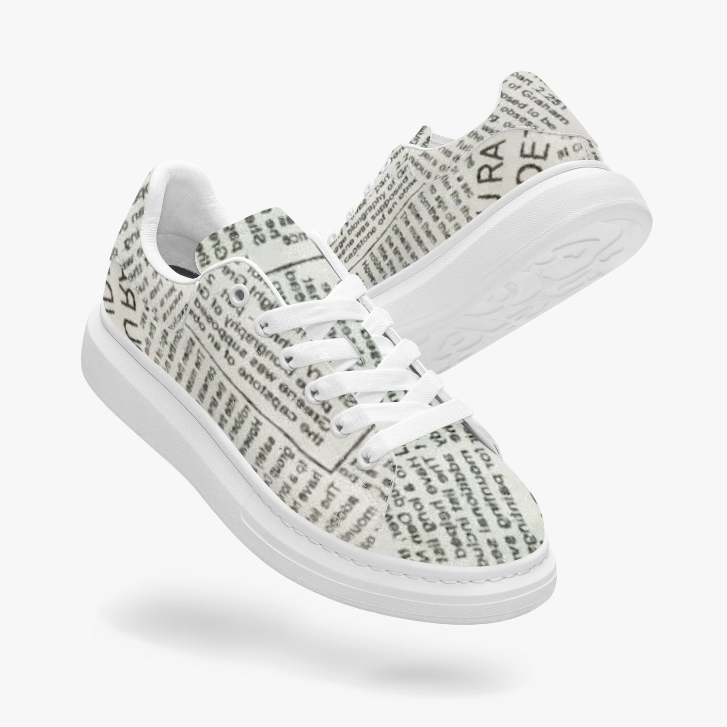 FZ Unisex Leather Oversized Sneakers - FZwear