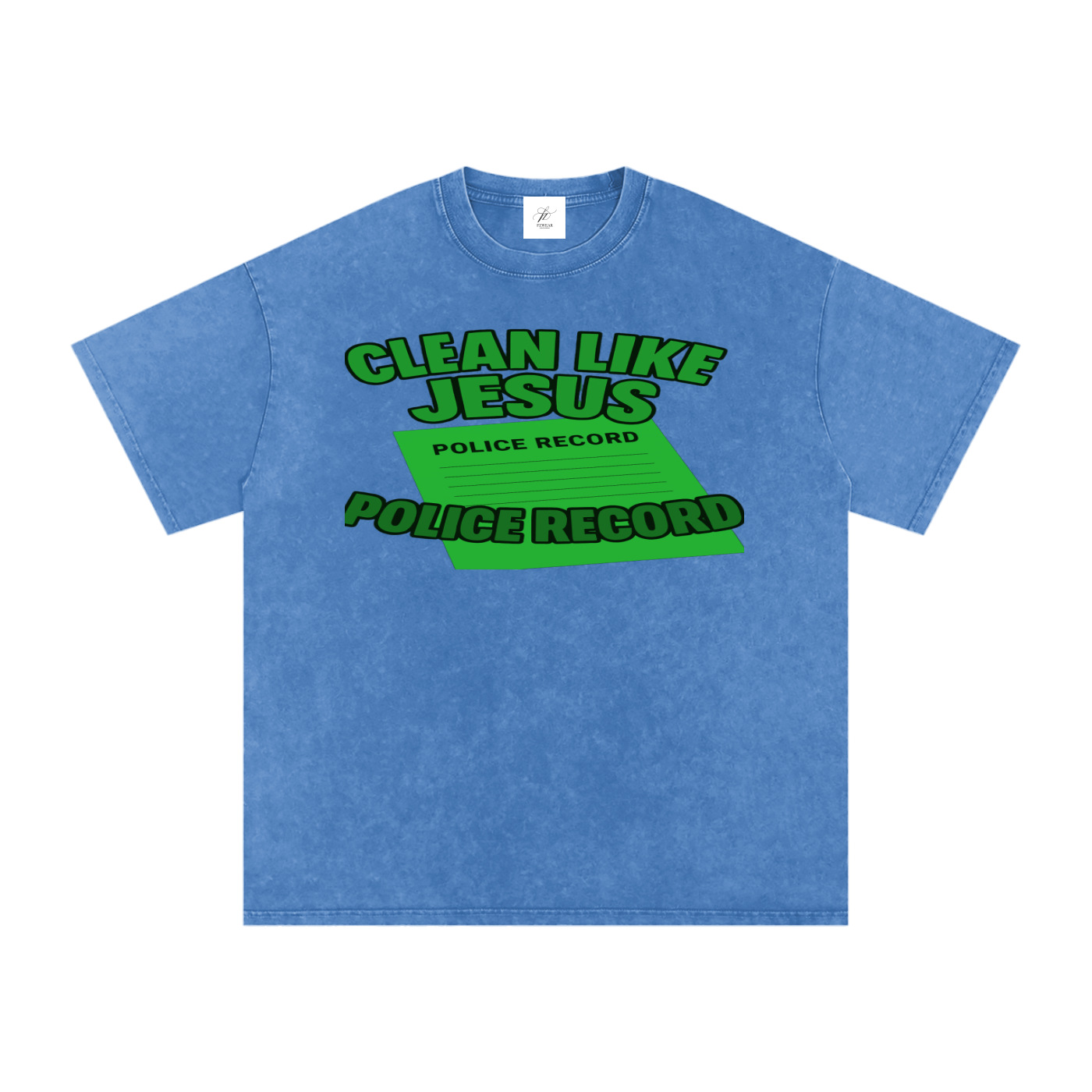 FZ Unisex Acid Wash Oversize Tee