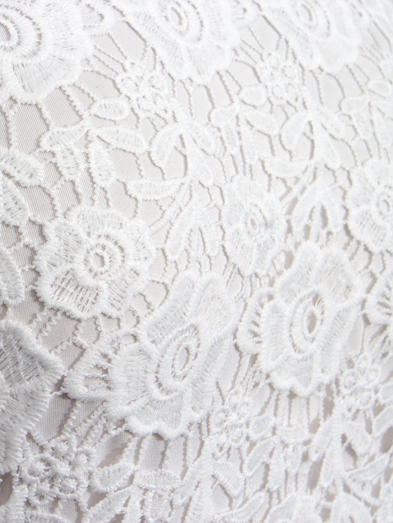 FZ Women's Plus Size Embroidery Floral Slim Pencil Midi Evening Dress