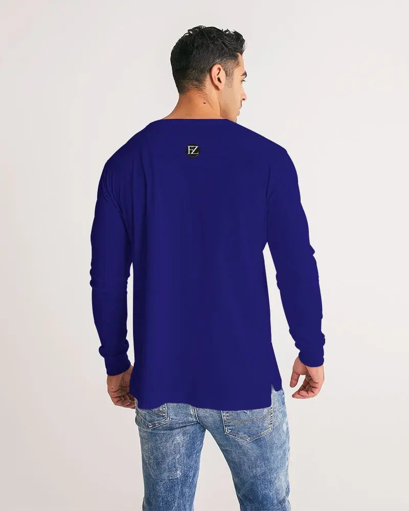 BLUE ZONE Men's Long Sleeve Tee Kin Custom