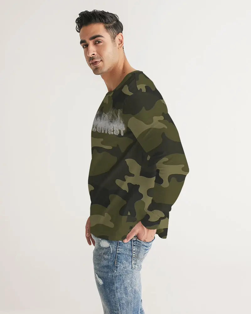 DARKER SHADE Men's Long Sleeve Tee Kin Custom