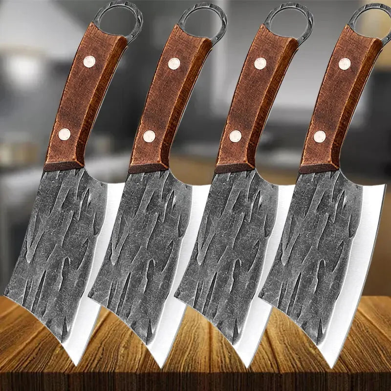 FZ Forged Meat Cleaver Stainless Steel Boning Kitchen Knife - FZwear