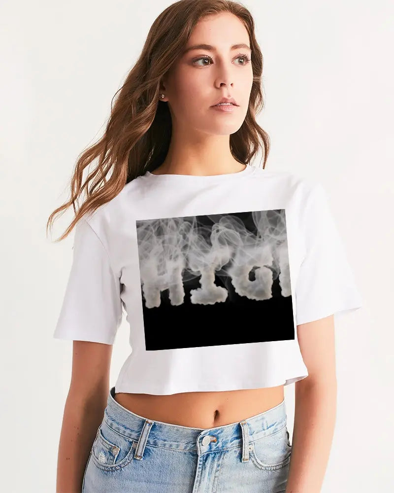 HIGH GRADE Women's Cropped Tee Kin Custom