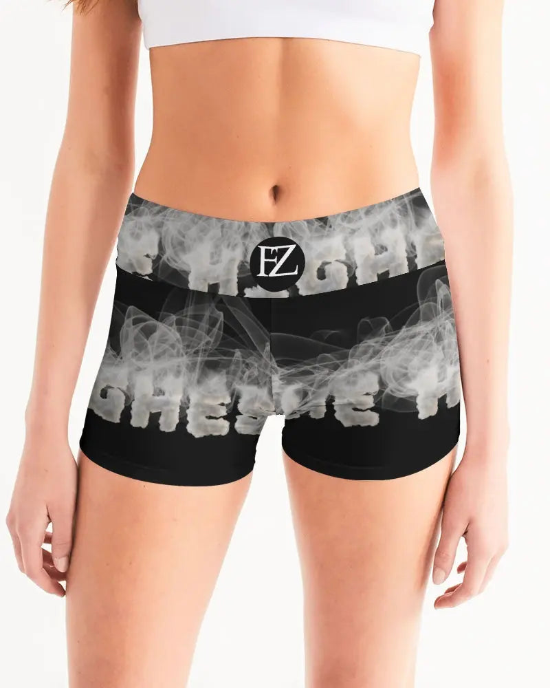 HIGH GRADE Women's Mid-Rise Yoga Shorts Kin Custom