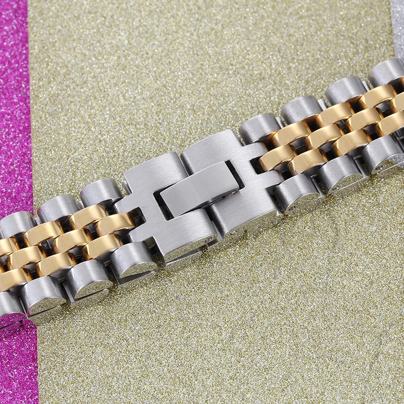 FZ Wide Chain Watchband Style Never Fade Bracelet - FZwear
