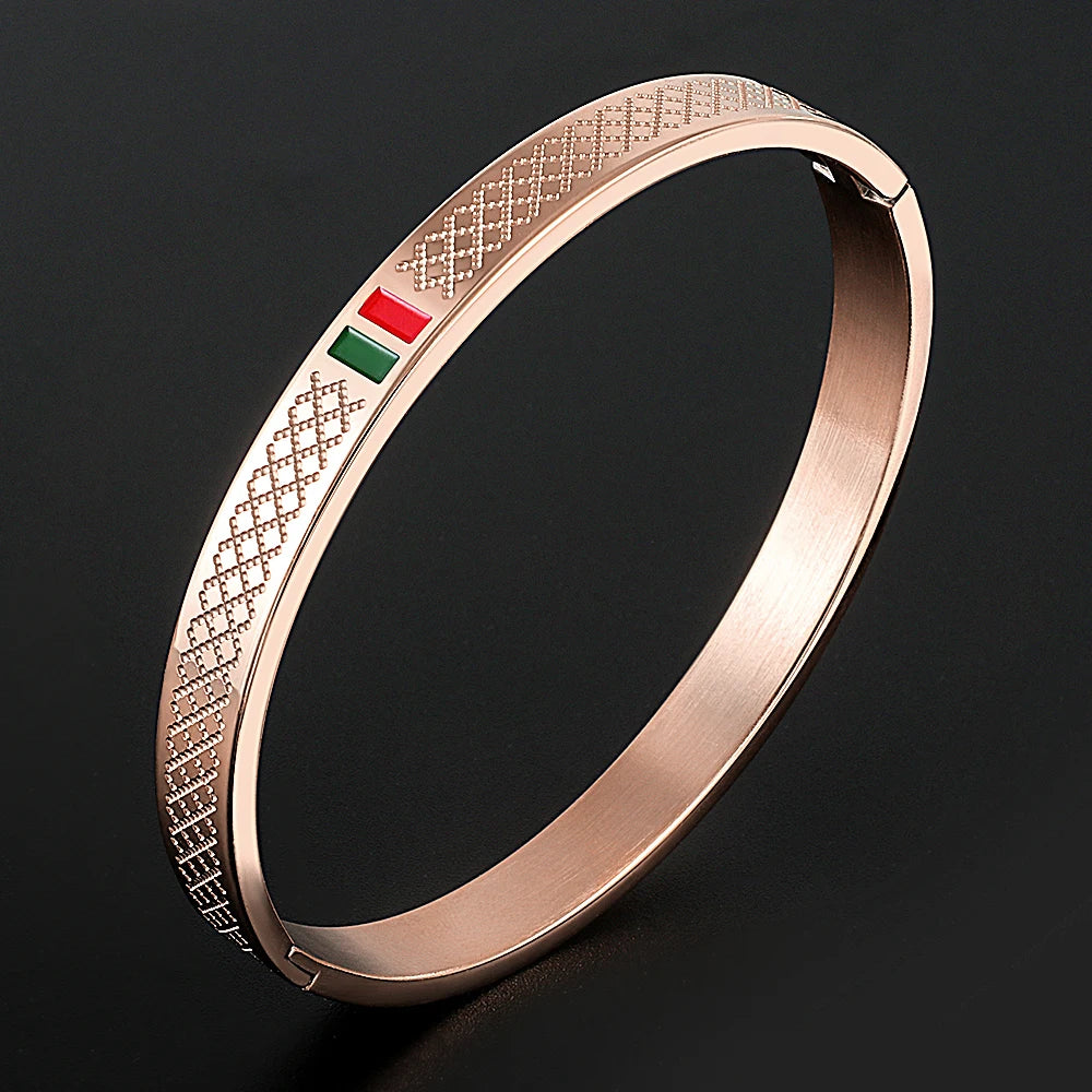 FZ Luxury Brand Cuff Stainless Steel Bracelet - FZwear