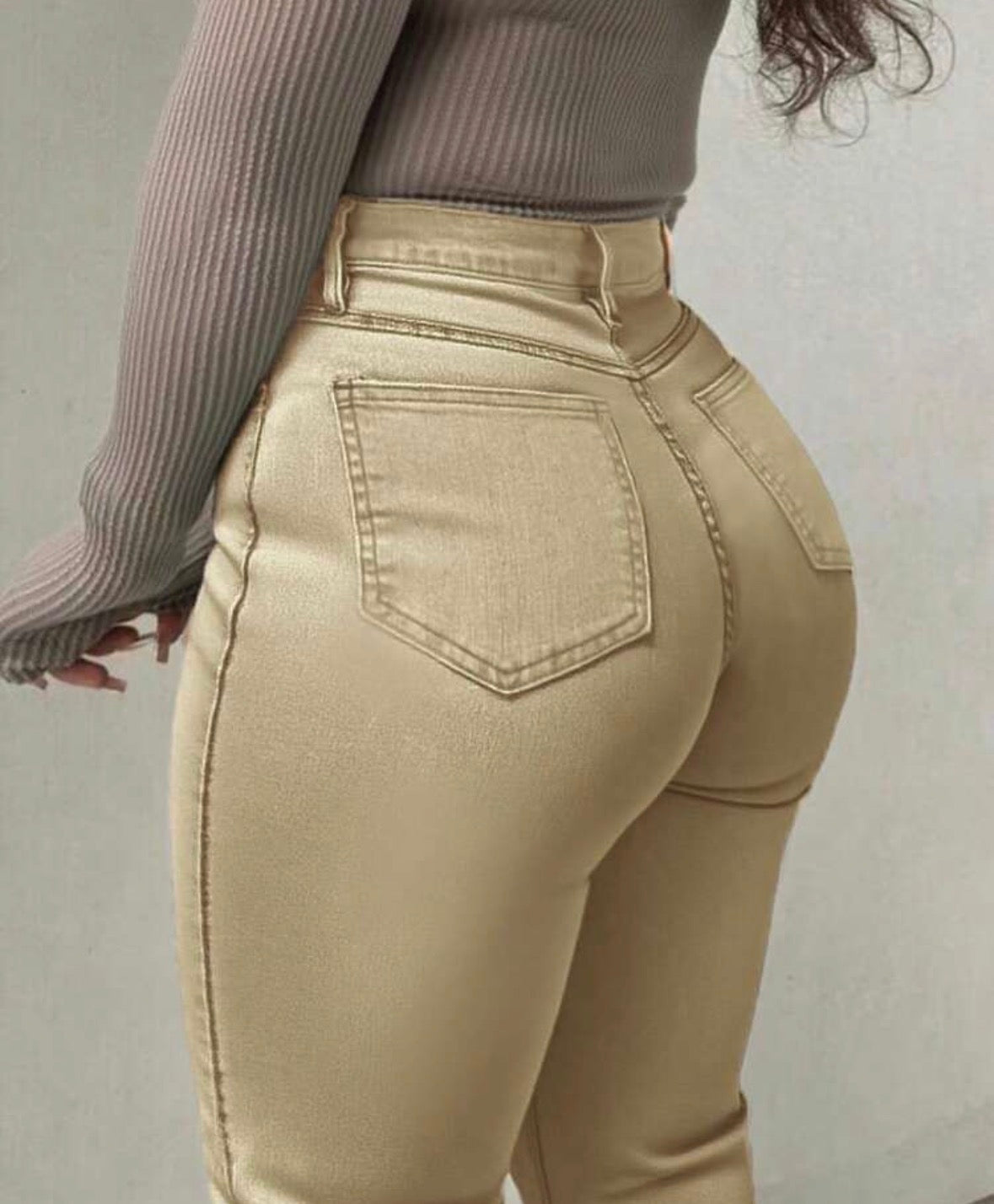 FZ Women's Plus Size Flare Outdoor Curvy Loose Denim Pants