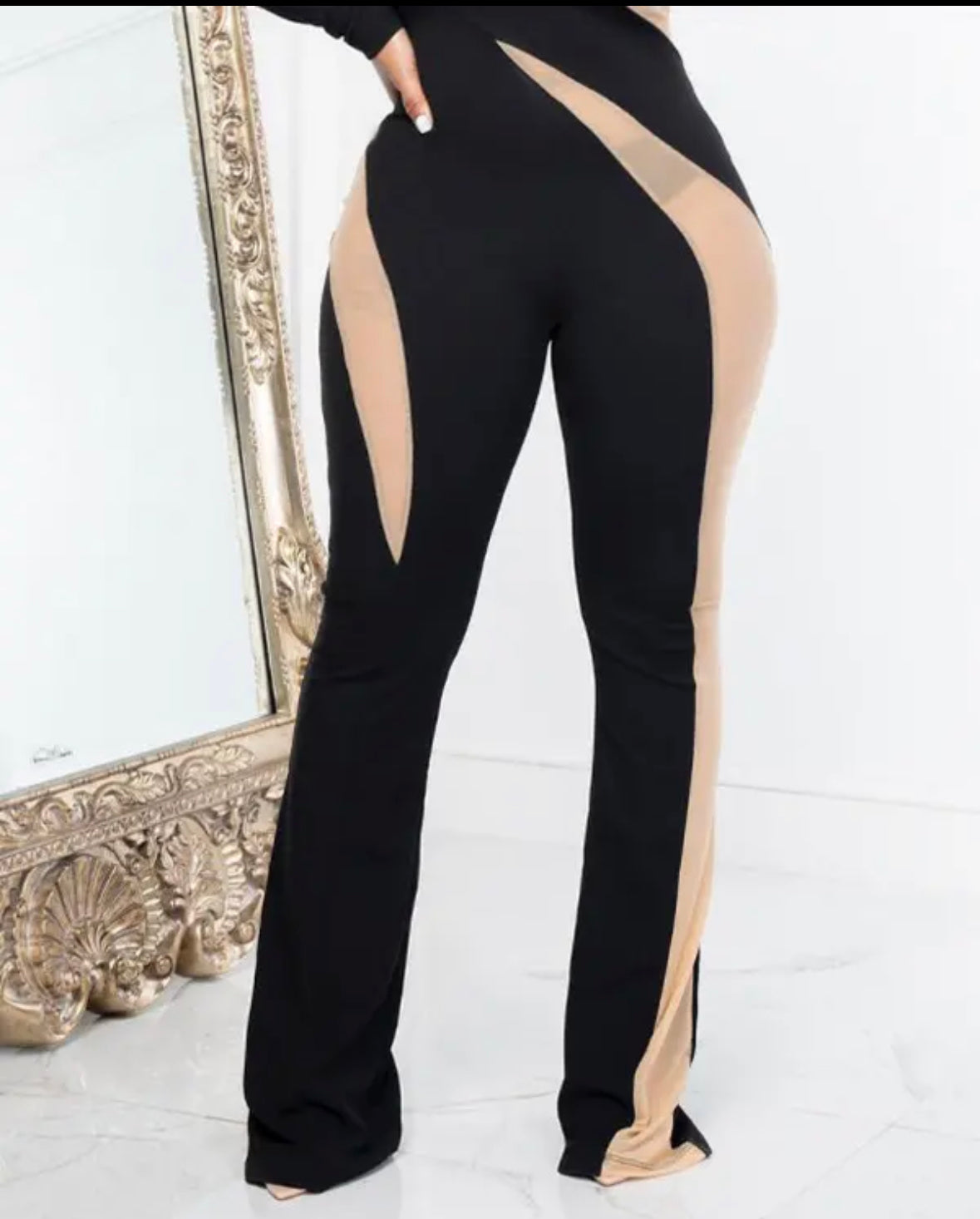 FZ Women's Sheer Mesh Patch Jumpsuit - FZwear