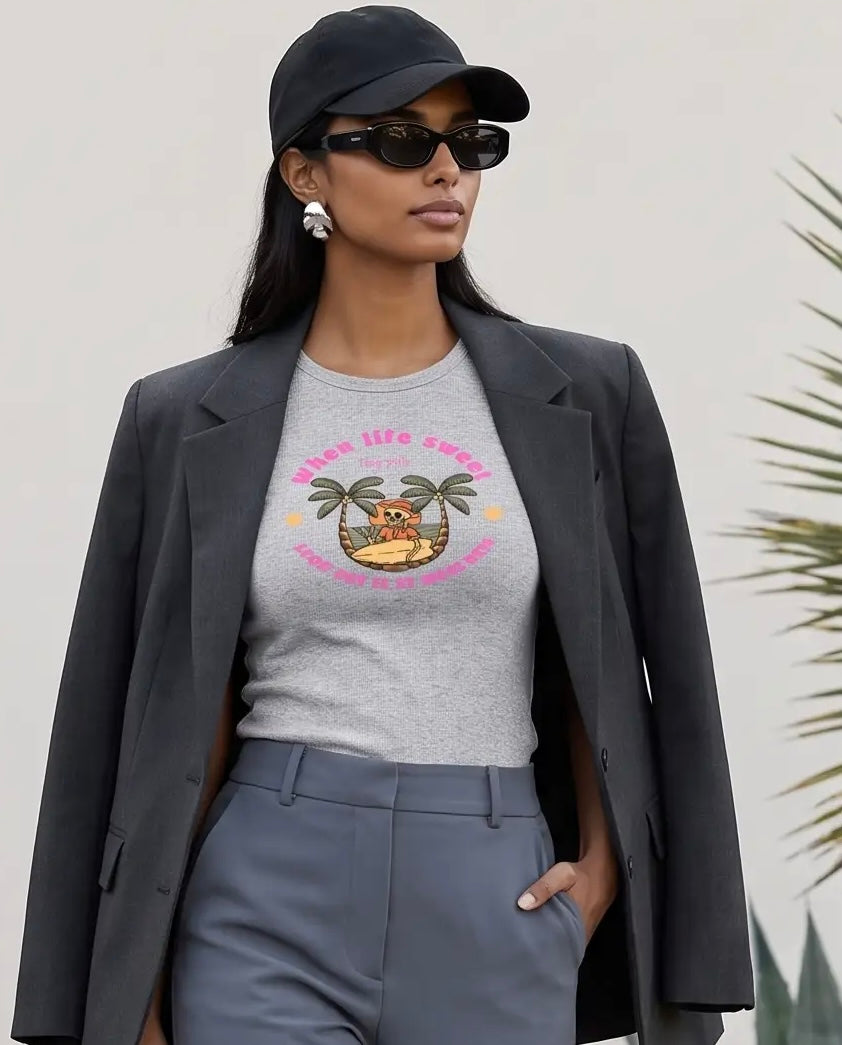 FZ Women's Slim Fit Crewneck Tee