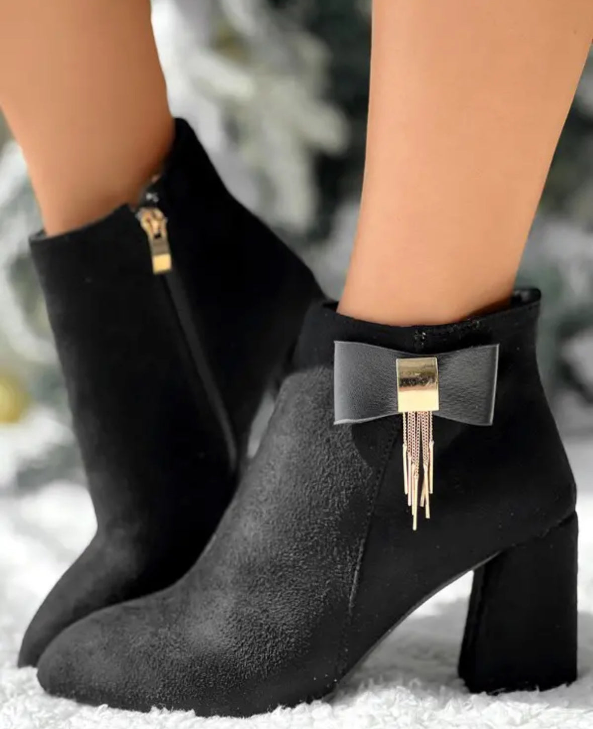 FZ Women's Suede Chunky Boots - FZwear