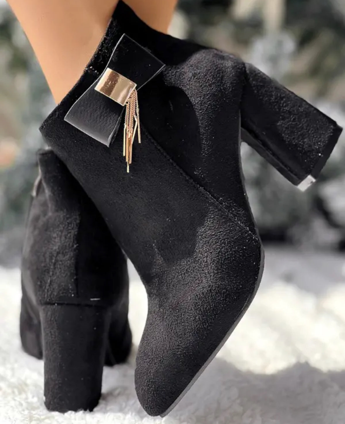 FZ Women's Suede Chunky Boots - FZwear