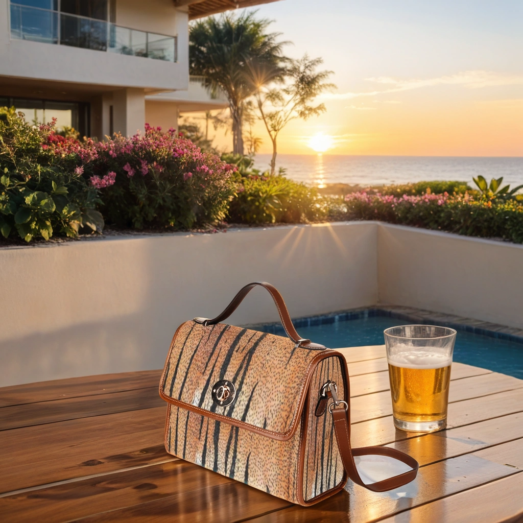 FZ AFRICAN TIGER PRINT HANDBAG 1 - FZwear