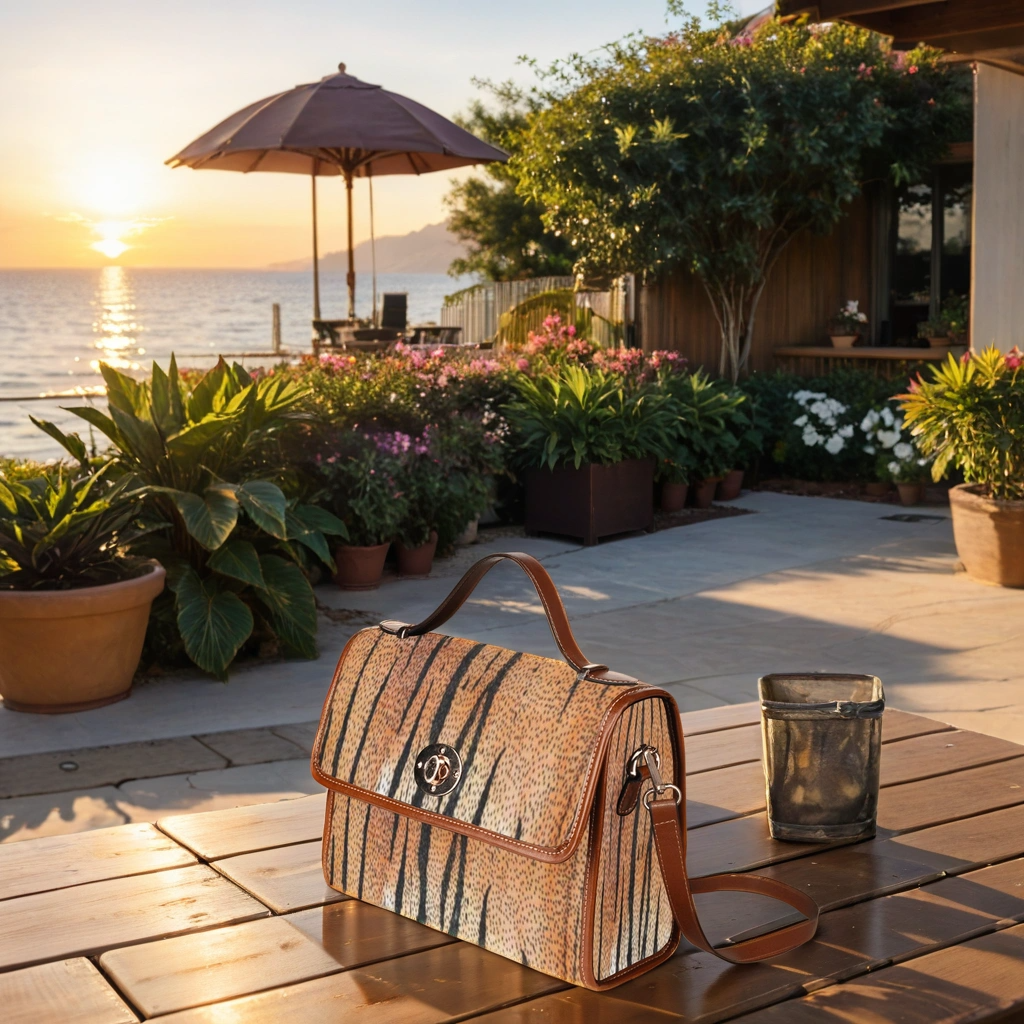 FZ AFRICAN TIGER PRINT HANDBAG 1 - FZwear