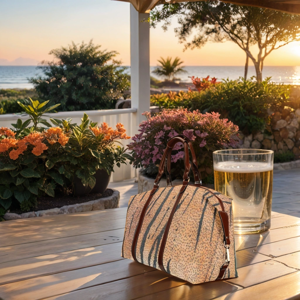 FZ AFRICAN TIGER PRINT FLIGHT TRAVEL BAG 1 - FZwear