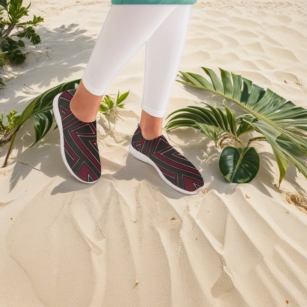 FZ AFRICAN PRINT Women's Slip-On Flyknit Shoe - FZwear