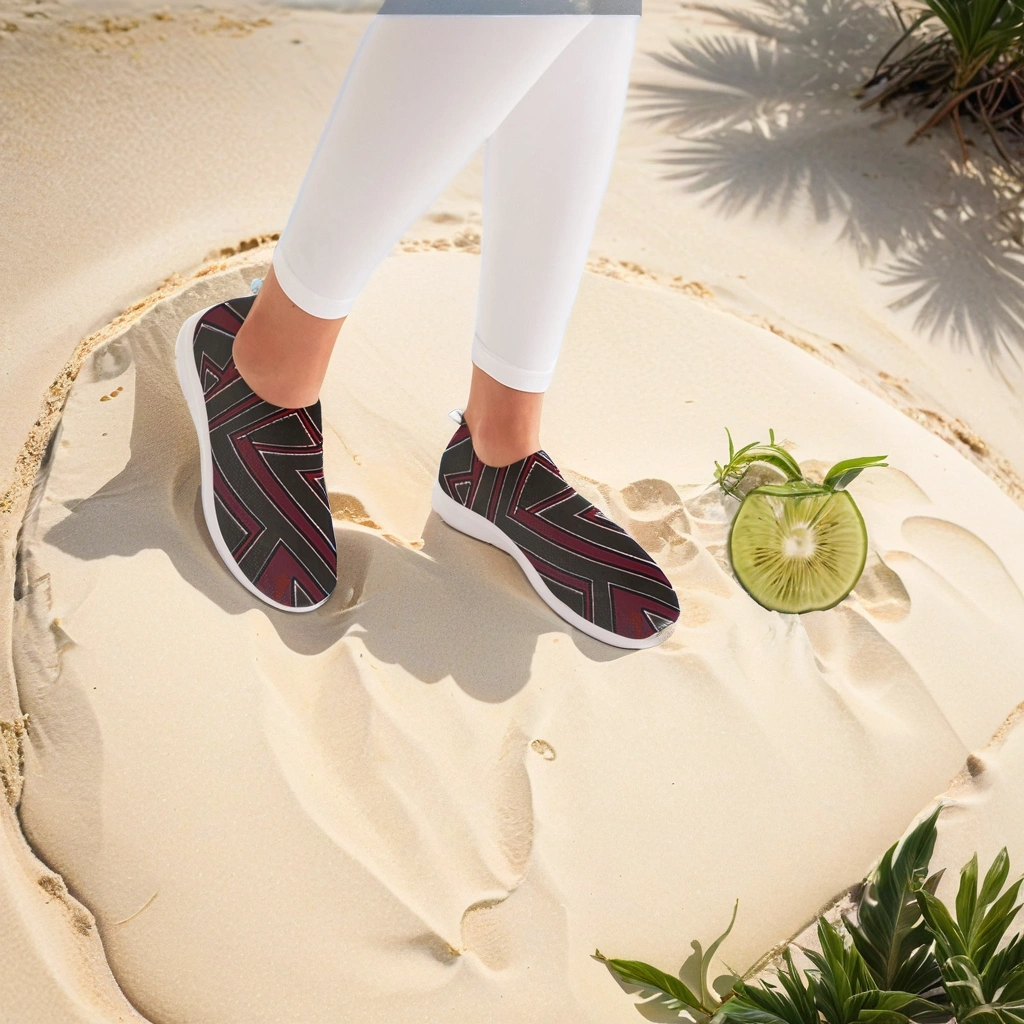 FZ AFRICAN PRINT Women's Slip-On Flyknit Shoe - FZwear