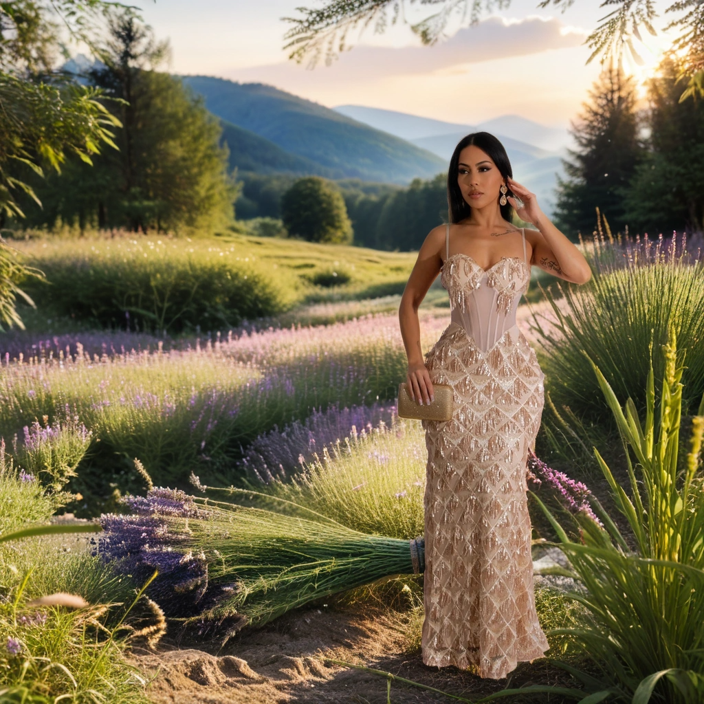 FZ Women's Sequined Suspenders Sheath A- line Evening Dress - FZwear