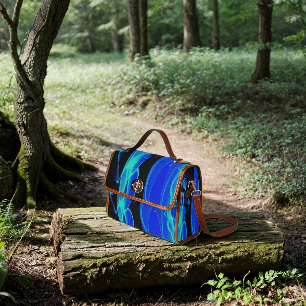 FZ Smoke Handbag - Blue & Black