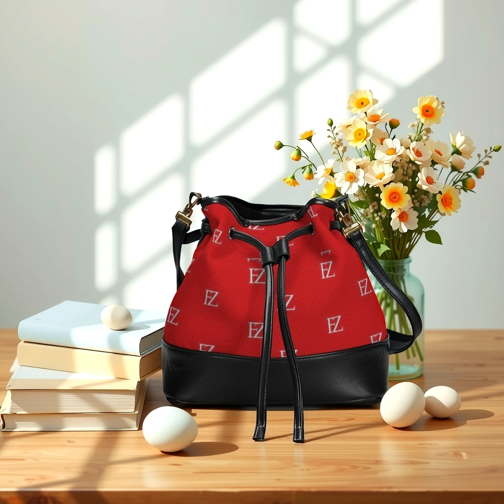 FZ Sleek Mini Drawstring Bucket Bag