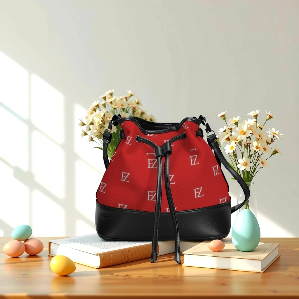 FZ Sleek Mini Drawstring Bucket Bag