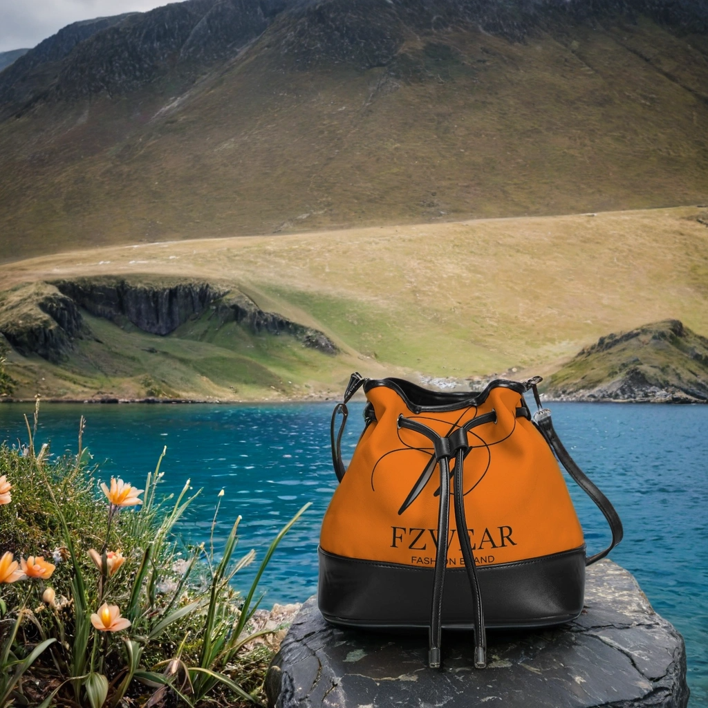 FZ Sleek Mini Drawstring Bucket Bag
