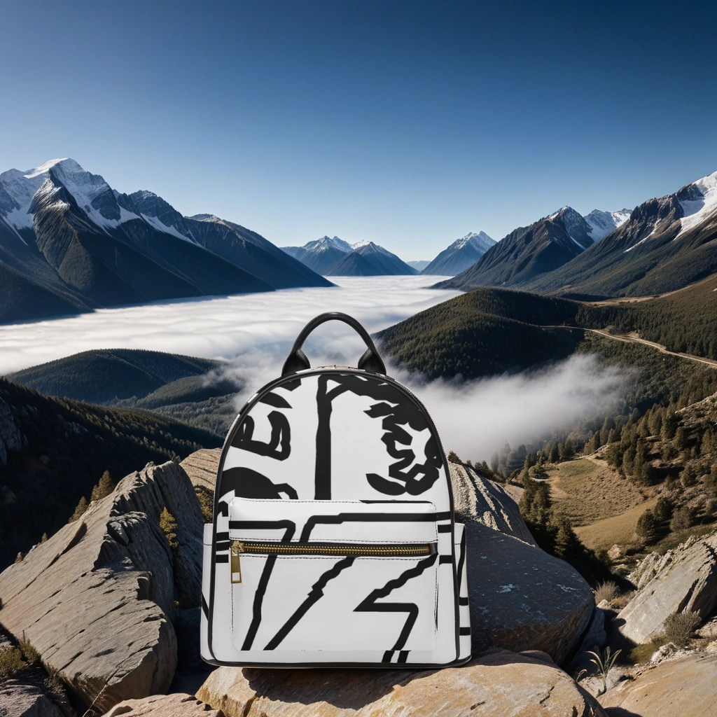 FZ Printed PU Backpack - FZwear