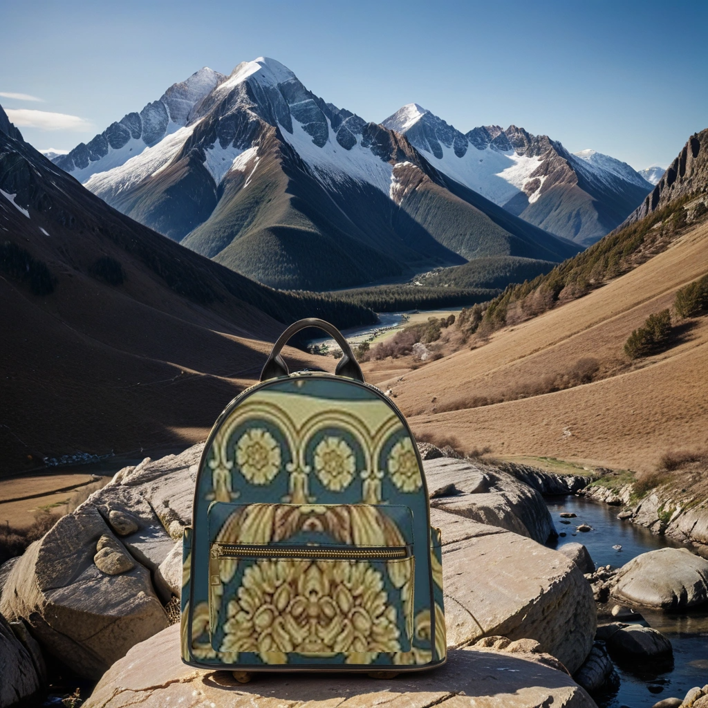 FZ African Printed PU Backpack - FZwear