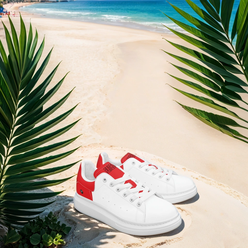 FZ Unisex Leather Oversized Sneakers - FZwear