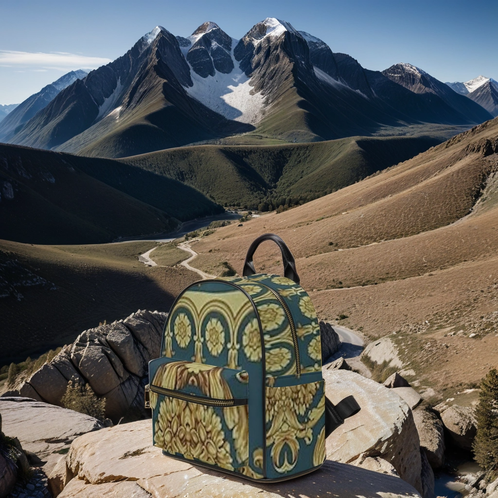 FZ African Printed PU Backpack - FZwear