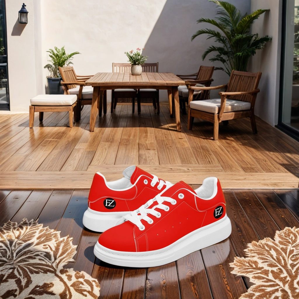 FZ Unisex Leather Oversized Sneakers - FZwear