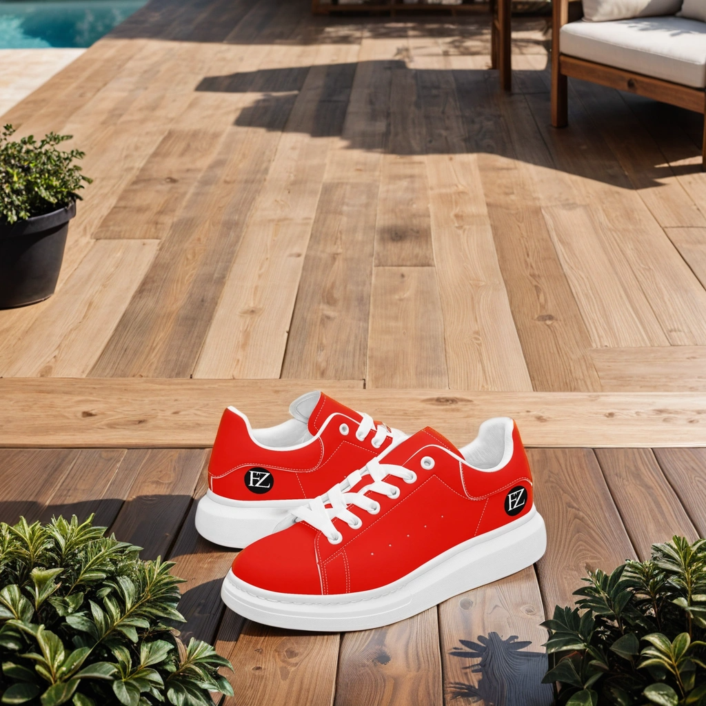 FZ Unisex Leather Oversized Sneakers - FZwear