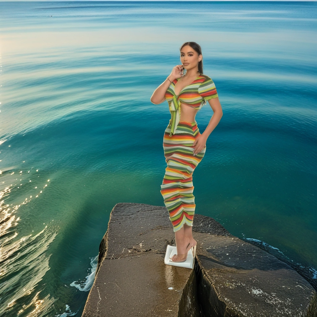 FZ Women's Color Me Mine Beach Sarong Skirt Suit - FZwear