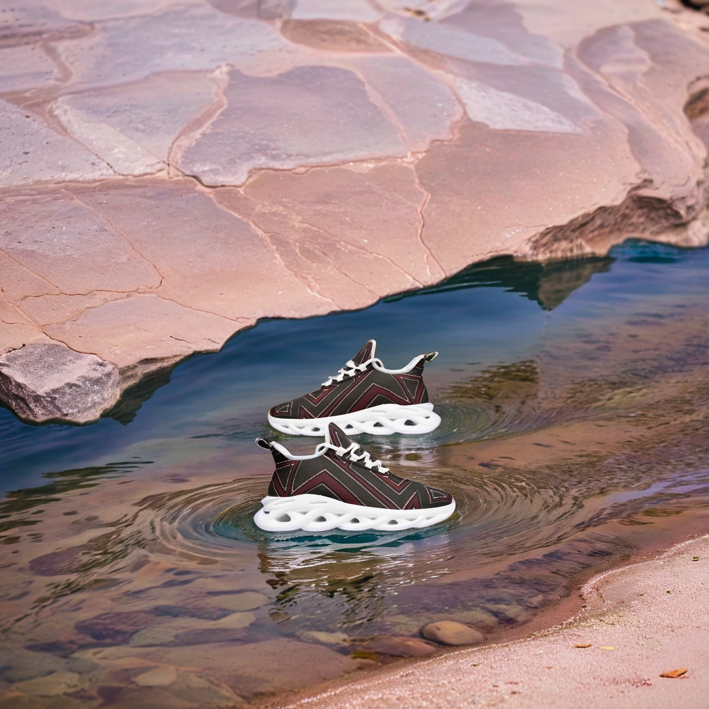 FZ African Print Unisex Bounce Mesh Knit Sneakers - FZwear