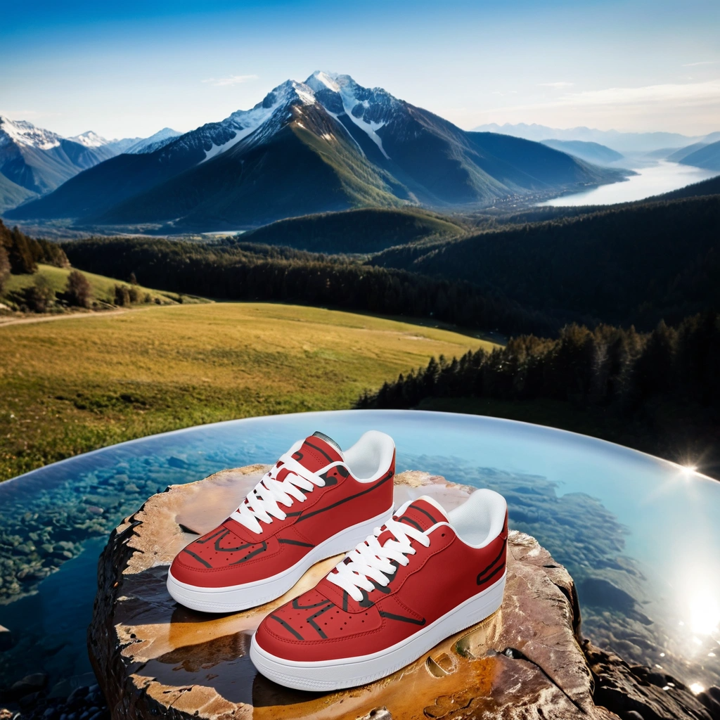 FZ Unisex Low Top Leather Sneakers - FZwear