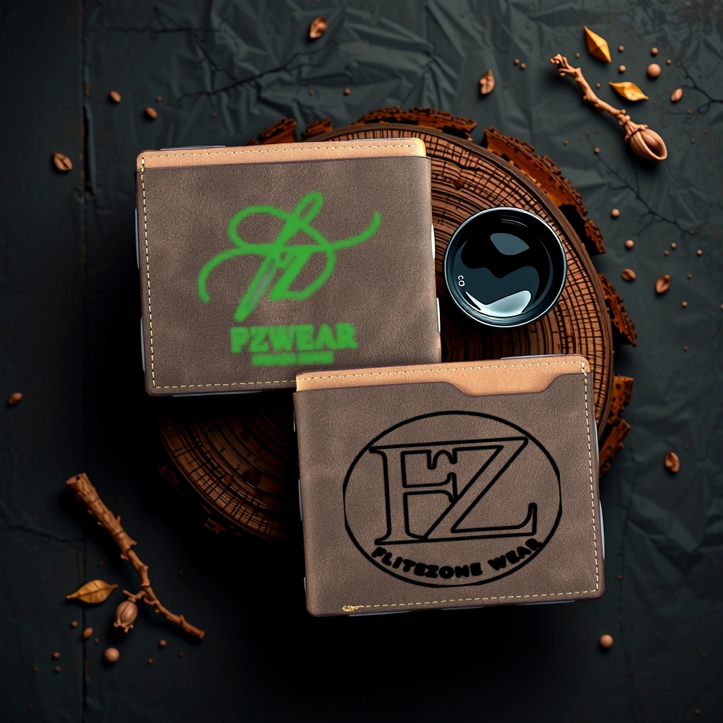 FZ Custom Engraved No Zipper Wallet