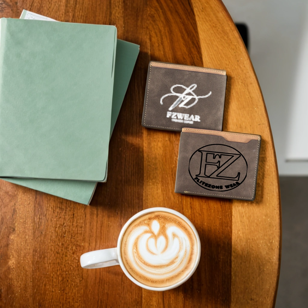 FZ Custom Engraved No Zipper Wallet