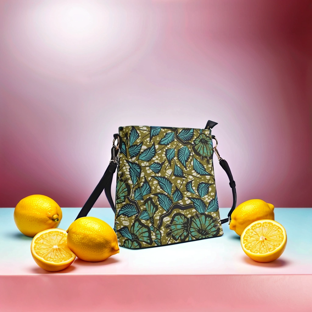 FZ Women's African Print PU Bucket Bag popcustoms