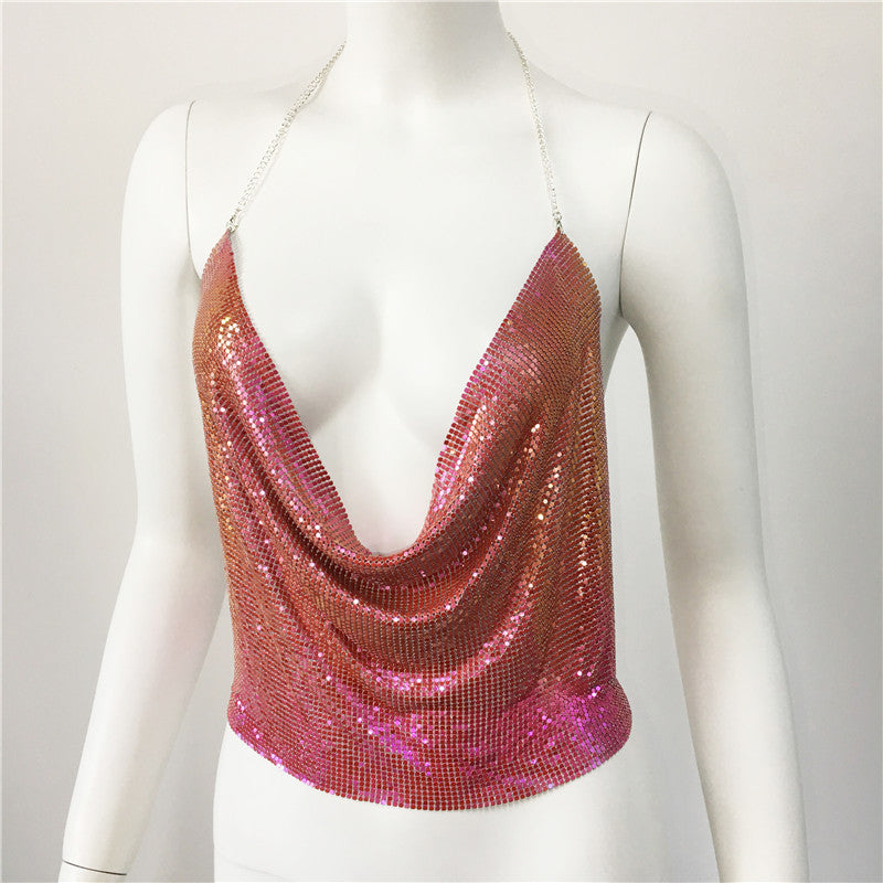 FZ Women's Metal Sequin Top - FZwear