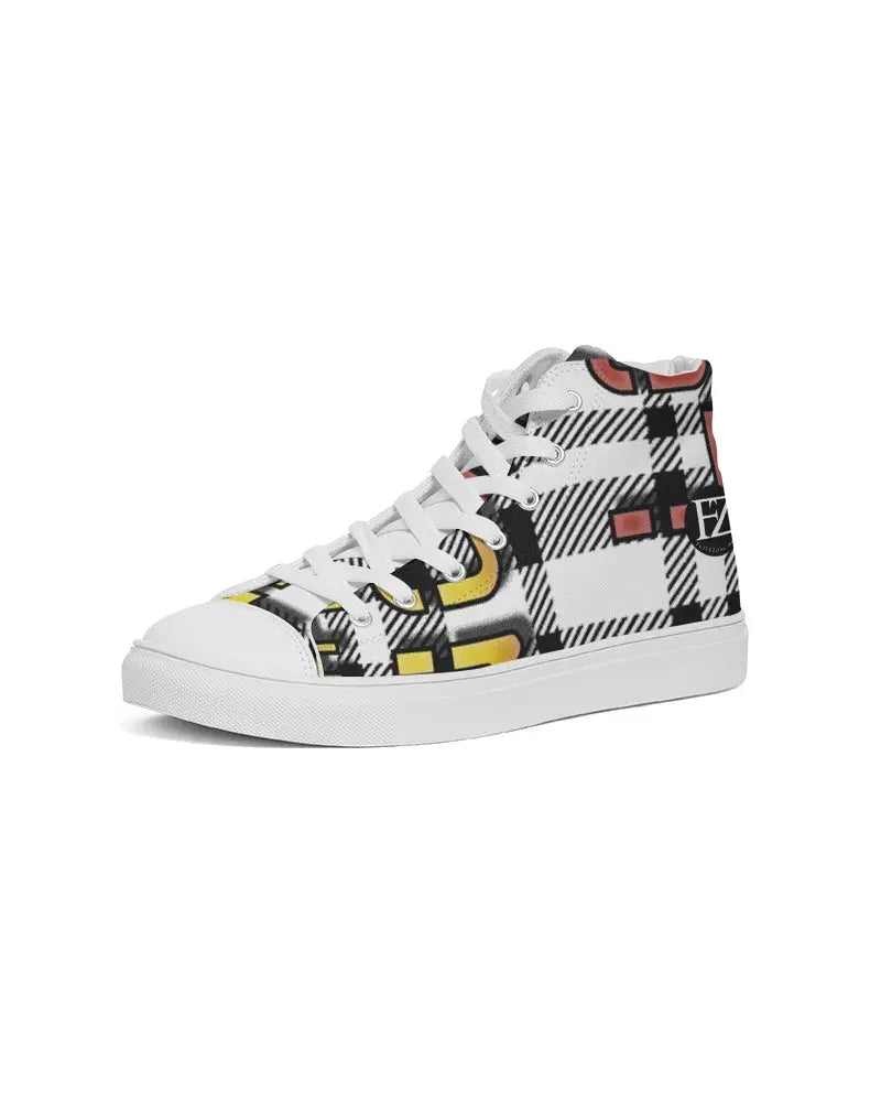 PLAID FLITE Women's Hightop Canvas Shoe Kin Custom