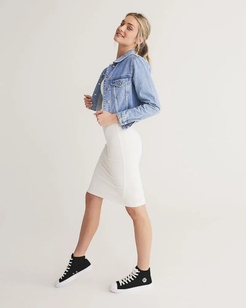 PLAIN FLITE Women's Hightop Canvas Shoe Kin Custom