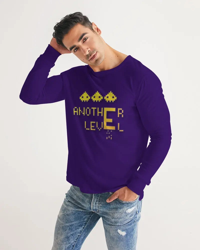 PURPLE FLITE Men's Long Sleeve Tee Kin Custom