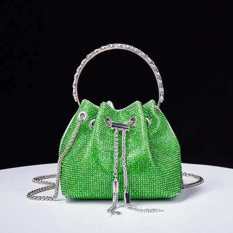 Rhinestone Premium Dinner Handbag Acrylic Women Bag Diamond Chain Bag Shoulder Bag SparkLuxe