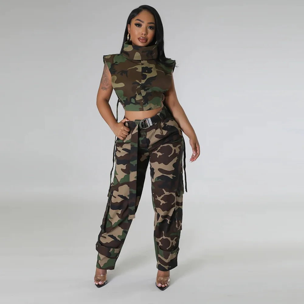 FZ Women's Y2K Streetwear Side Hollow Denim Crop Top - FZwear