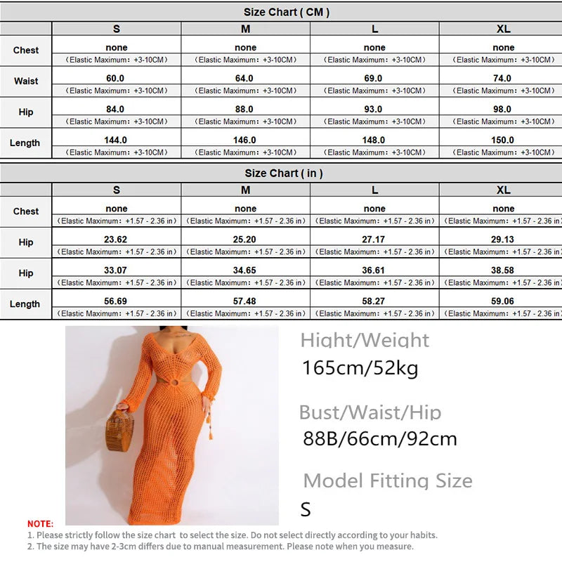 FZ Women's Sexy Cut Out Drawstring Crochet Knit Swimsuit Cover up DSers