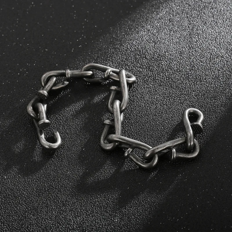 FZ Edgy 12mm Motorcycle Chain Stainless Steel Bracelet