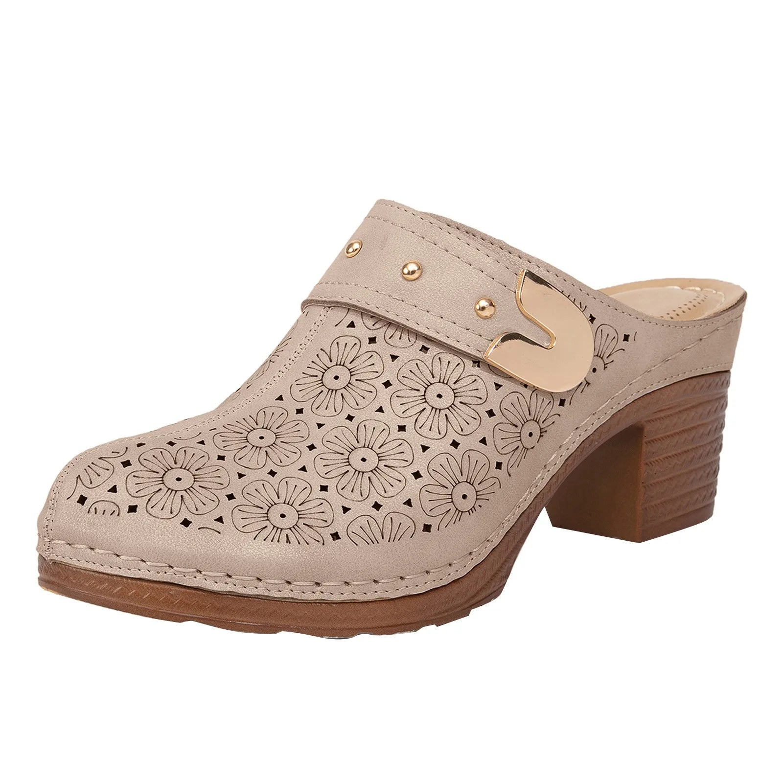 FZ Women's Chunky Heel High Platform Boots