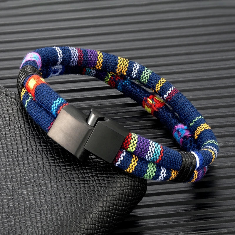 FZ Stainless Steel Surfer Waterproof Rope Bracelet - FZwear